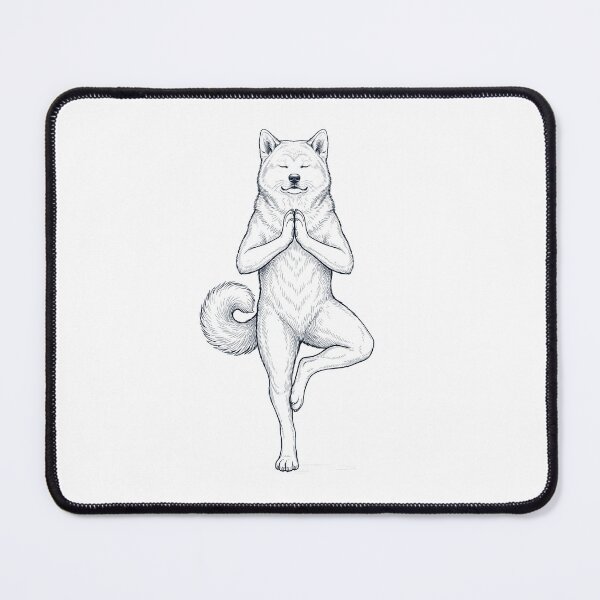 Item preview, Vintage Akita Yoga Tree Pose Dog Mom Lover designed and sold by TerryConnells.