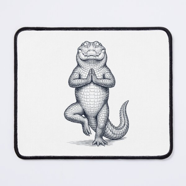 Item preview, Vintage Alligator Yoga Tree Pose Animal Lover designed and sold by TerryConnells.
