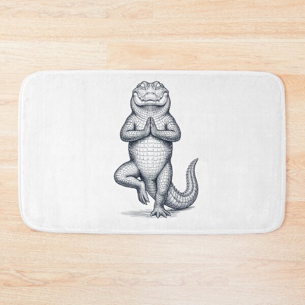 Item preview, Vintage Alligator Yoga Tree Pose Animal Lover designed and sold by TerryConnells.