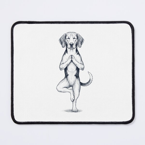 Item preview, Vintage American Foxhound Yoga Tree Pose Dog Mom Lover designed and sold by TerryConnells.