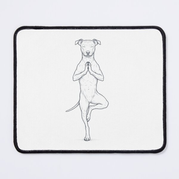 Item preview, Vintage American Hairless Terrier Yoga Tree Pose Dog Mom Lover designed and sold by TerryConnells.