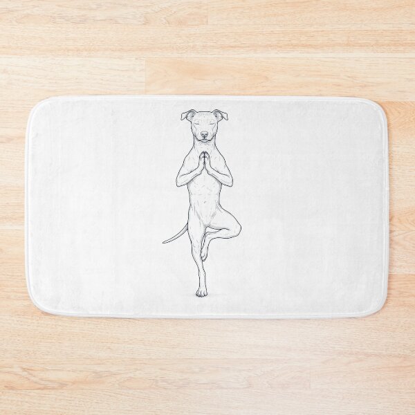 Item preview, Vintage American Hairless Terrier Yoga Tree Pose Dog Mom Lover designed and sold by TerryConnells.