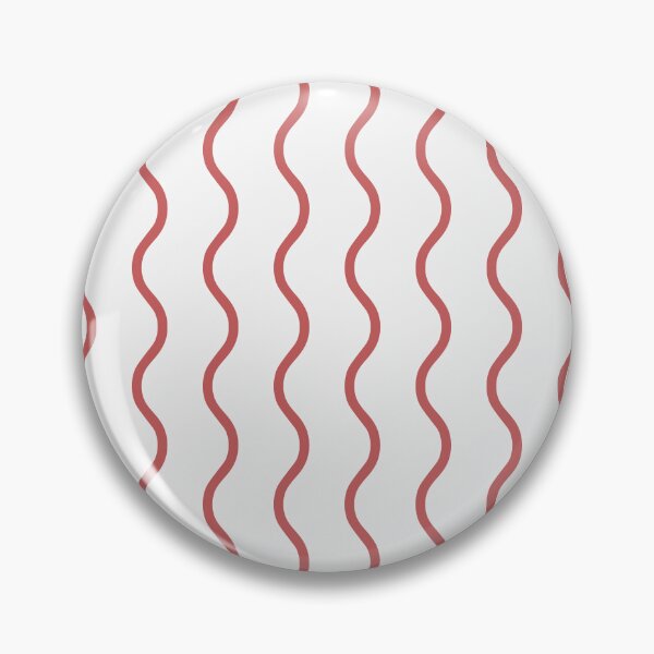 Item preview, White And Red Waves Pattern designed and sold by pattern-archive.