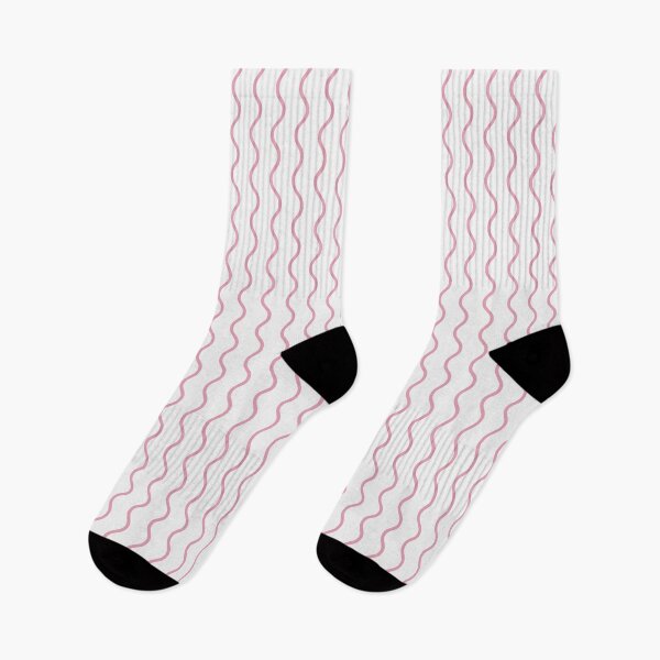 Item preview, White And Rose Waves Pattern designed and sold by pattern-archive.