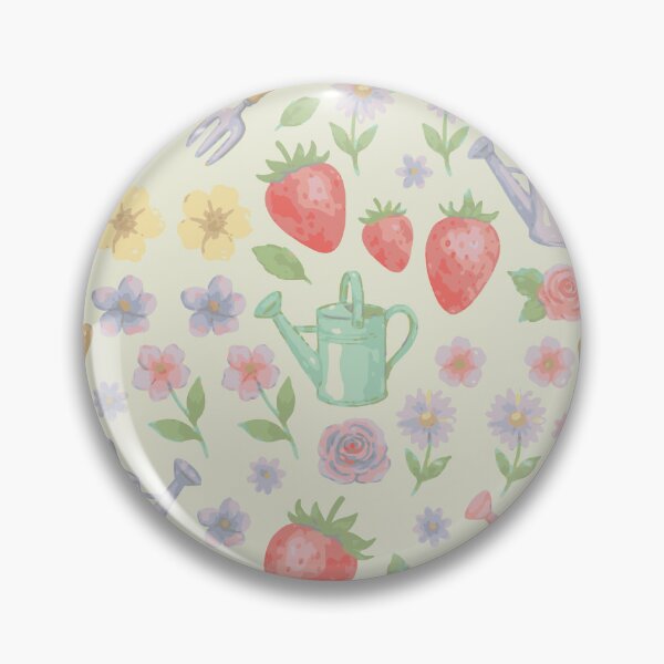 Item preview, The Strawberry Garden seamless pattern  designed and sold by Printfantasia .