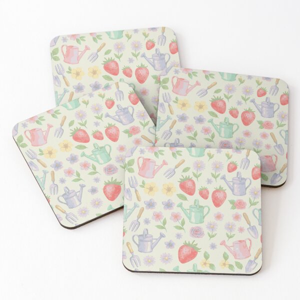 Item preview, The Strawberry Garden seamless pattern  designed and sold by Printfantasia .