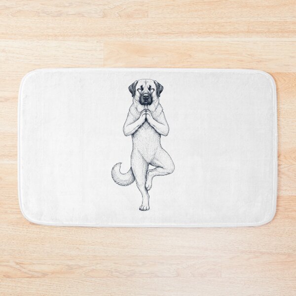 Item preview, Vintage Anatolian Shepherd Dog Yoga Tree Pose Dog Mom Lover designed and sold by TerryConnells.