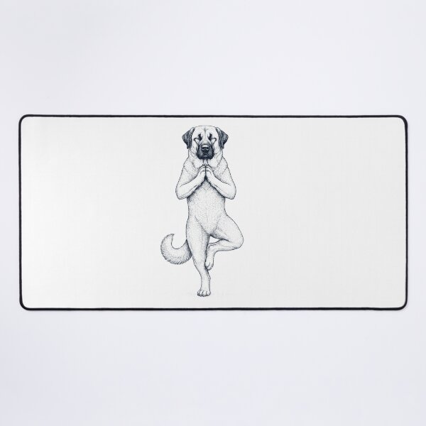 Item preview, Vintage Anatolian Shepherd Dog Yoga Tree Pose Dog Mom Lover designed and sold by TerryConnells.