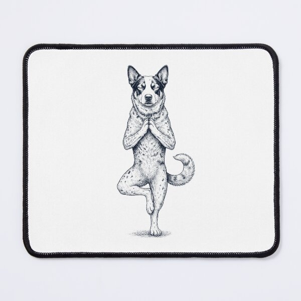 Item preview, Vintage Australian Cattle Dog Yoga Tree Pose Dog Mom Lover designed and sold by TerryConnells.