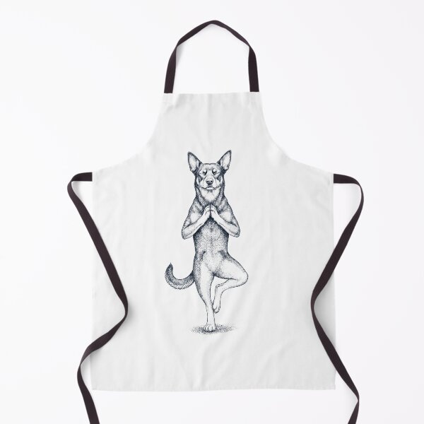 Item preview, Vintage Australian Kelpie Yoga Tree Pose Dog Mom Lover designed and sold by TerryConnells.