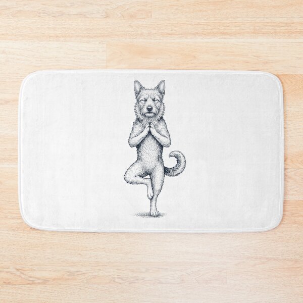 Item preview, Vintage Australian Terrier Yoga Tree Pose Dog Mom Lover designed and sold by TerryConnells.