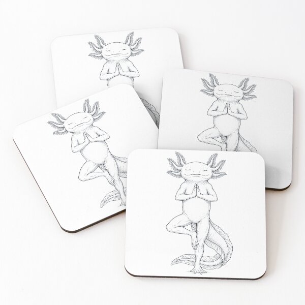 Item preview, Vintage Axolotl Yoga Tree Pose Animal Lover designed and sold by TerryConnells.