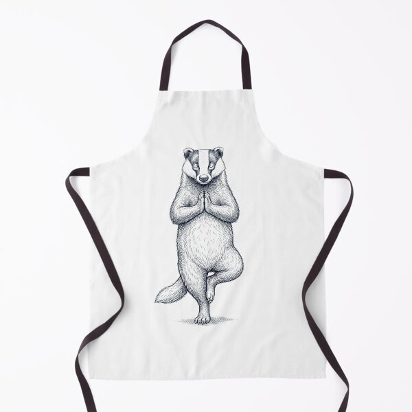 Item preview, Vintage Badger Yoga Tree Pose Animal Lover designed and sold by TerryConnells.