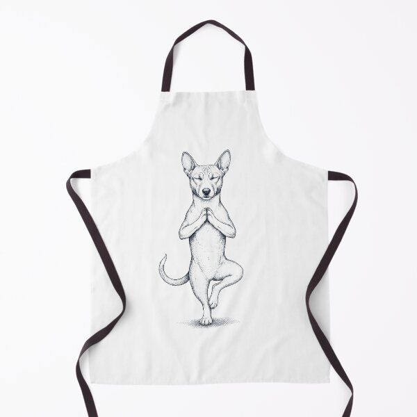 Item preview, Vintage Basenji Yoga Tree Pose Dog Mom Lover designed and sold by TerryConnells.