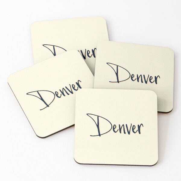 Item preview, DENVER personalized type design designed and sold by CharlottePlaceArt.
