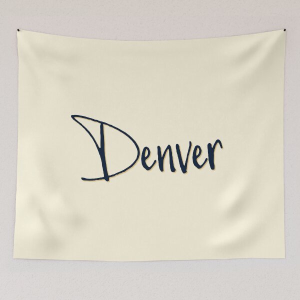 Item preview, DENVER personalized type design designed and sold by CharlottePlaceArt.