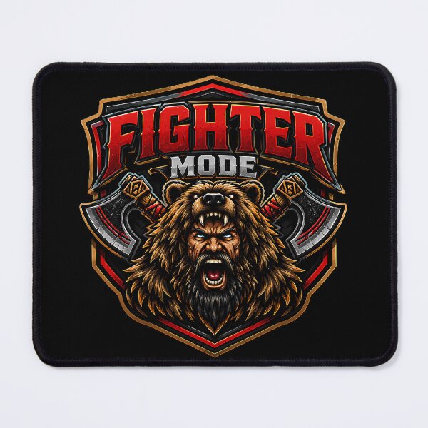 Item preview, Fighter Mode Viking Berserker Shirt – Nordic Warrior Bear Emblem designed and sold by R3X .