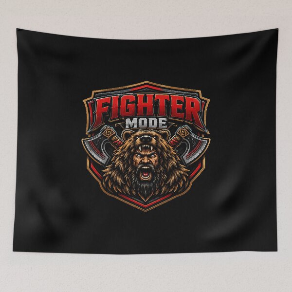 Item preview, Fighter Mode Viking Berserker Shirt – Nordic Warrior Bear Emblem designed and sold by R3X .