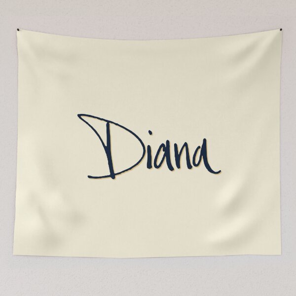 Item preview, DIANA personalized type design designed and sold by CharlottePlaceArt.