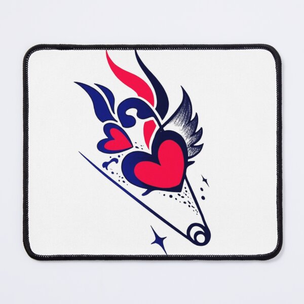 Item preview, Heart Tattoo designed and sold by IMOBILYARI.