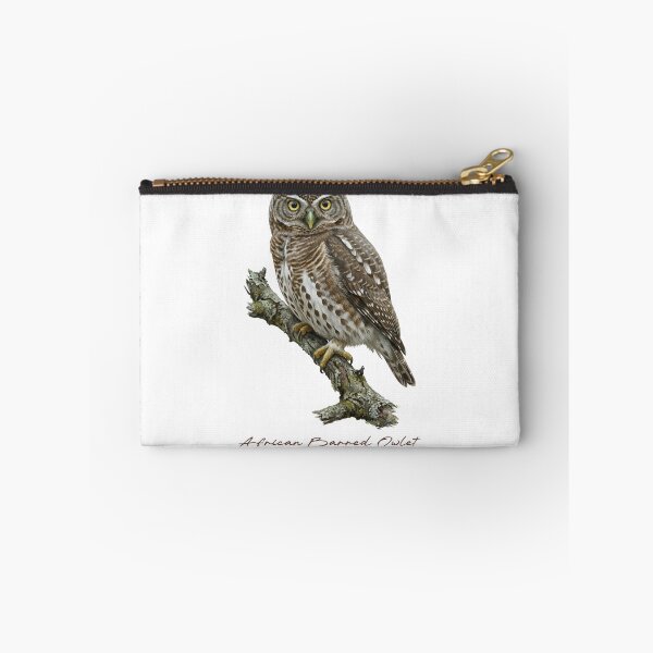 Item preview, African Barred Owlet on Rustic Branch designed and sold by Takeda-art.