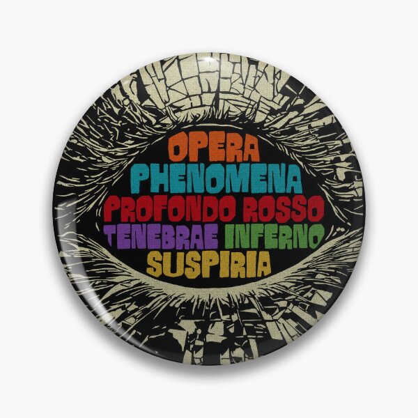 Item preview, Dario Argento Giallo Eye of Horror colour designed and sold by LapinMagnetik.