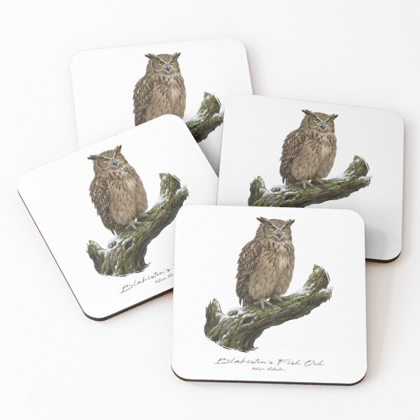 Item preview, Blakiston's Fish Owl on Snowy Tree designed and sold by Takeda-art.