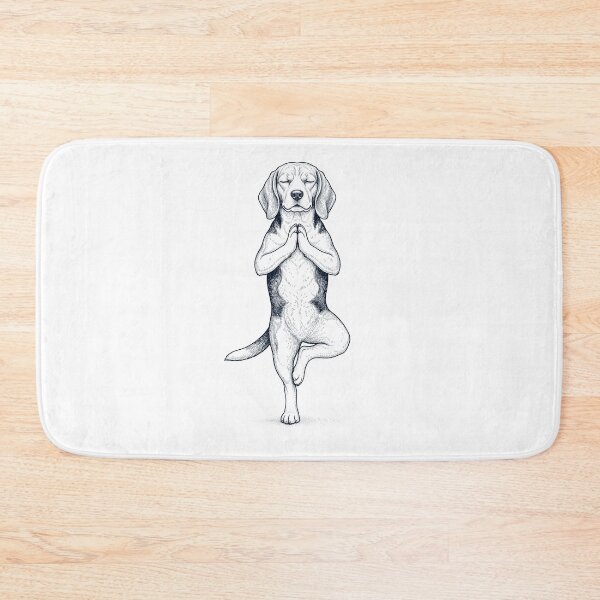 Item preview, Vintage Beagle Yoga Tree Pose Dog Mom Lover designed and sold by TerryConnells.