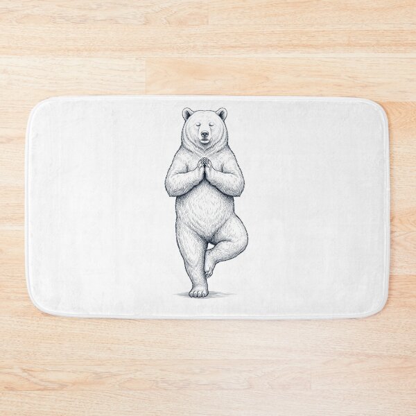 Item preview, Vintage Bear Yoga Tree Pose Animal Lover designed and sold by TerryConnells.