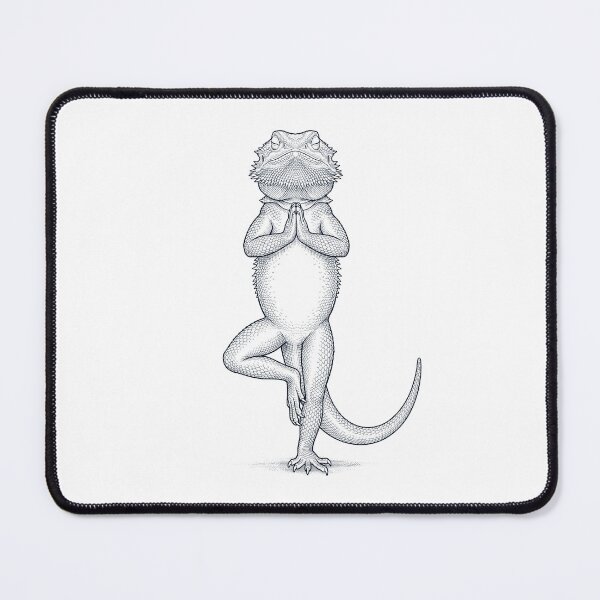 Item preview, Vintage Bearded Dragon Yoga Tree Pose Animal Lover designed and sold by TerryConnells.