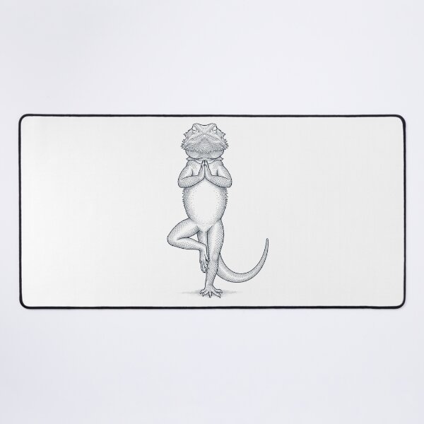 Item preview, Vintage Bearded Dragon Yoga Tree Pose Animal Lover designed and sold by TerryConnells.
