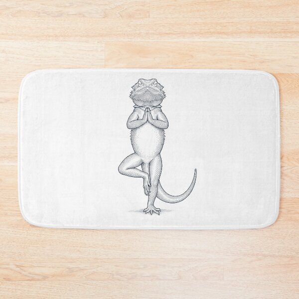 Item preview, Vintage Bearded Dragon Yoga Tree Pose Animal Lover designed and sold by TerryConnells.