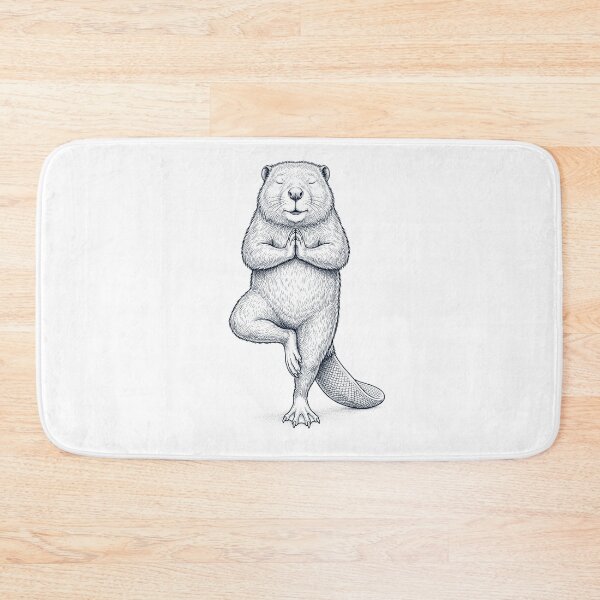 Item preview, Vintage Beaver Yoga Tree Pose Animal Lover designed and sold by TerryConnells.