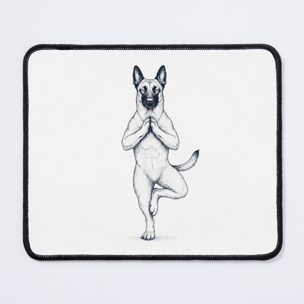 Item preview, Vintage Belgian Malinois Yoga Tree Pose Dog Mom Lover designed and sold by TerryConnells.