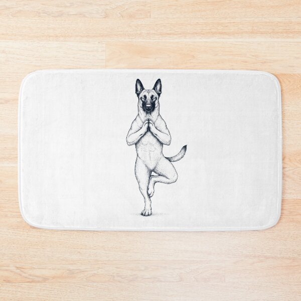 Item preview, Vintage Belgian Malinois Yoga Tree Pose Dog Mom Lover designed and sold by TerryConnells.