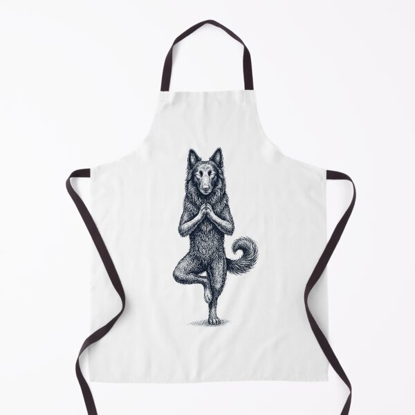 Item preview, Vintage Belgian Shepherd Yoga Tree Pose Dog Mom Lover designed and sold by TerryConnells.