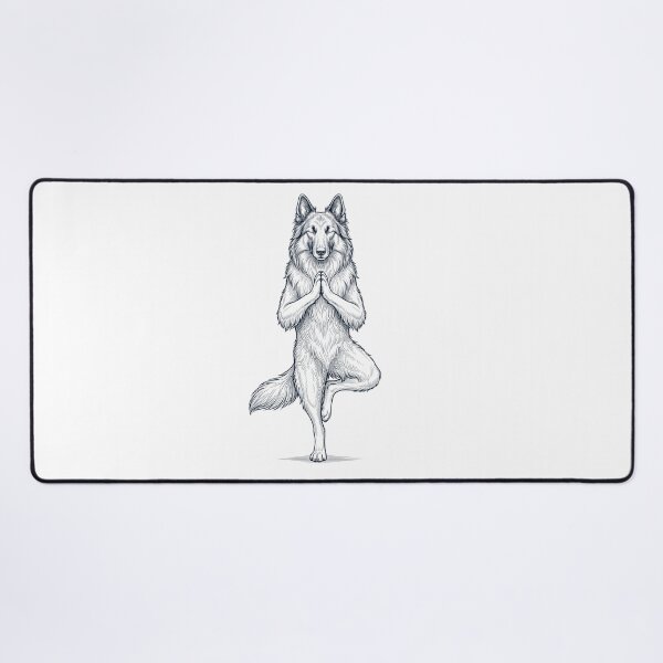 Item preview, Vintage Belgian Tervuren Yoga Tree Pose Dog Mom Lover designed and sold by TerryConnells.