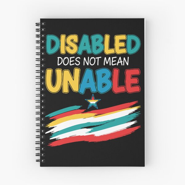 Item preview, Disability Awareness Disabled Does Not Mean Unable designed and sold by LuminOrb.