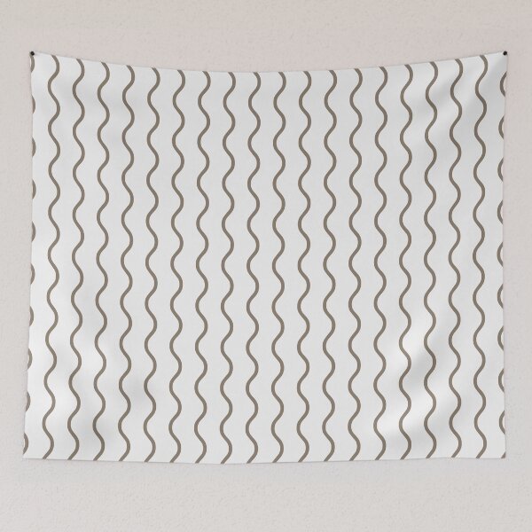 Item preview, Patrón de ondas blancas y color topo designed and sold by pattern-archive.