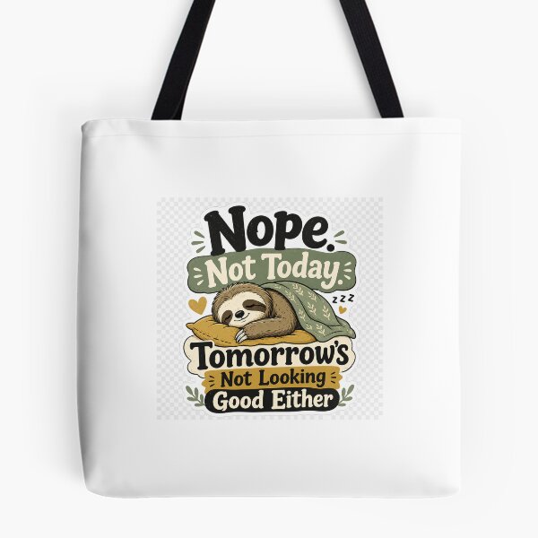 Item preview, Nope not today Sticker Magnet Cell Phone Case pillow designed and sold by WooshiArt.
