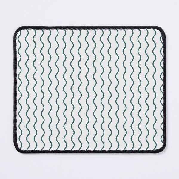 Item preview, White And Teal Waves Pattern designed and sold by pattern-archive.