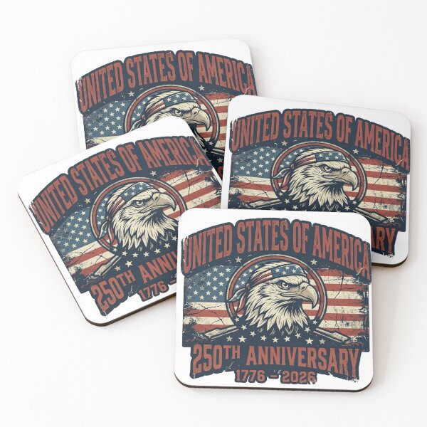 Item preview, Eagle in front of the US flag – USA 250 years designed and sold by ShirtsUp-Lane.