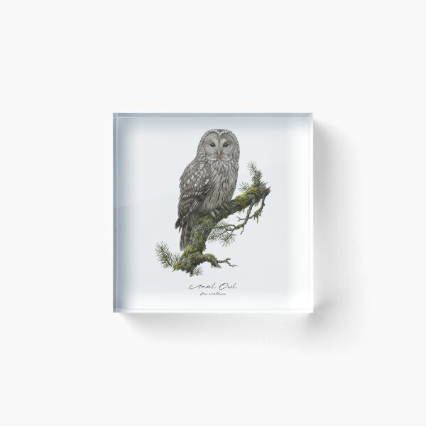 Item preview, Ural Owl  on Mossy Tree designed and sold by Takeda-art.