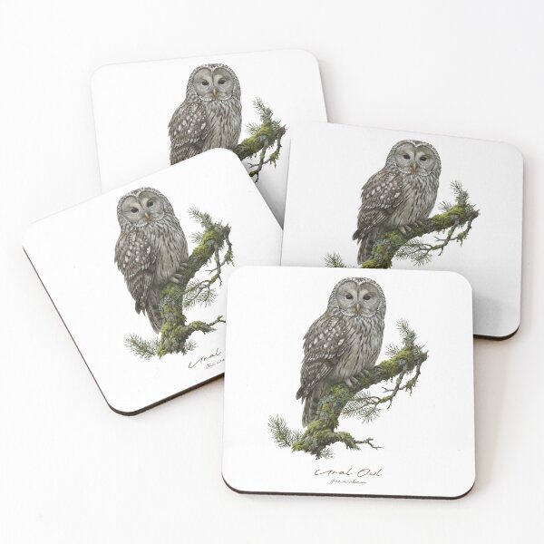 Item preview, Ural Owl  on Mossy Tree designed and sold by Takeda-art.