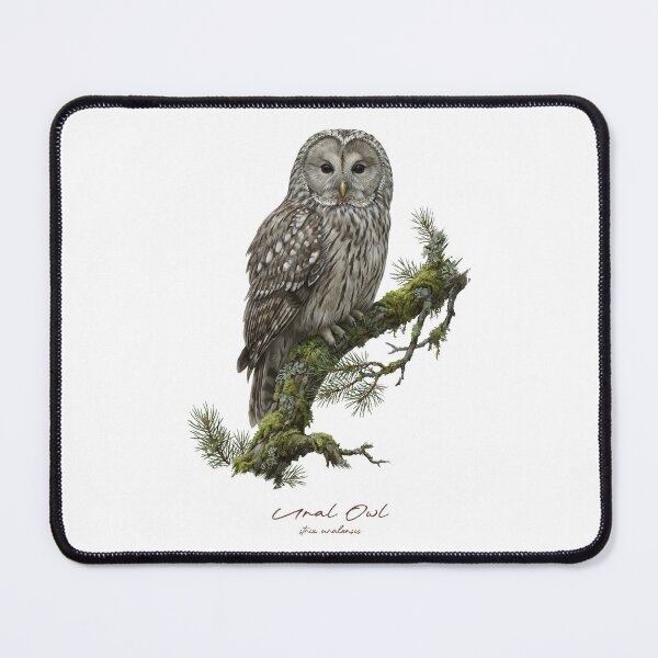 Item preview, Ural Owl  on Mossy Tree designed and sold by Takeda-art.