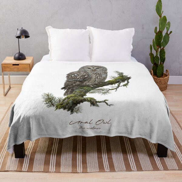Item preview, Ural Owl  on Mossy Tree designed and sold by Takeda-art.