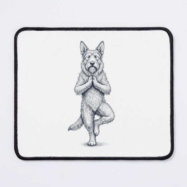 Item preview, Vintage Berger Picard Yoga Tree Pose Dog Mom Lover designed and sold by TerryConnells.