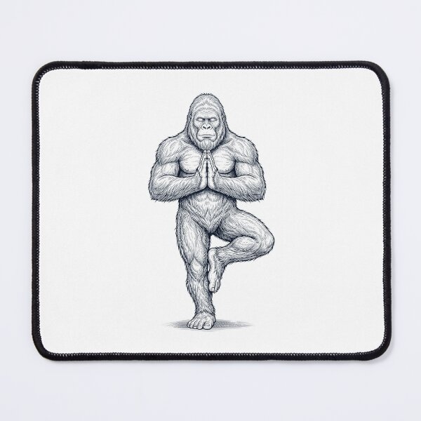 Item preview, Vintage Bigfoot Yoga Tree Pose Sasquatch Lover designed and sold by TerryConnells.