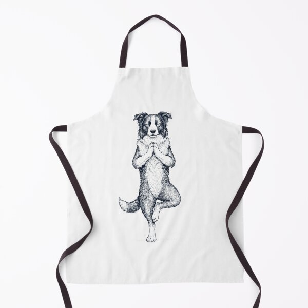 Item preview, Vintage Border Collie Yoga Tree Pose Dog Mom Lover designed and sold by TerryConnells.