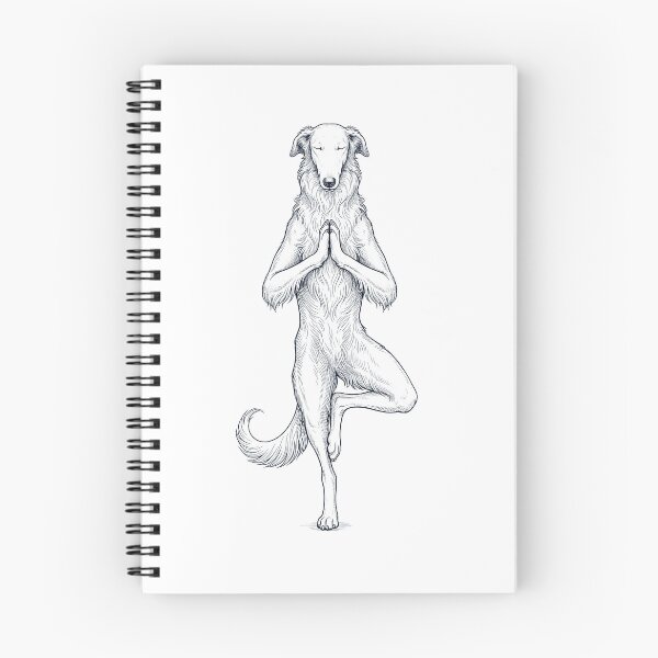 Item preview, Vintage Borzoi Yoga Tree Pose Dog Mom Lover designed and sold by TerryConnells.